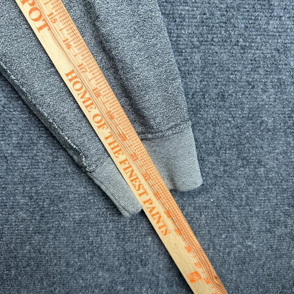Polo Ralph Lauren Full Zip Hoodie Mens XL Gray Cotton Fleece Logo Sweatshirt‎